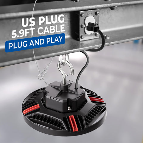 Cinoton aluminum die-cast housing for heat dissipation and durability.