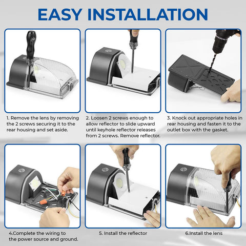 CINOTON dusk-to-dawn sensor activates at night to conserve energy