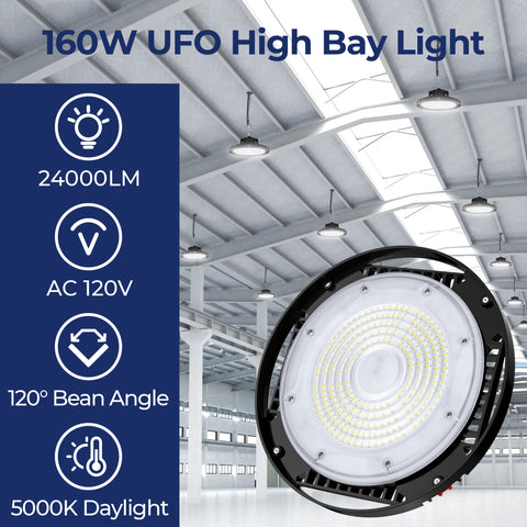 Safety chain included with CINOTON high bay light for secure mounting