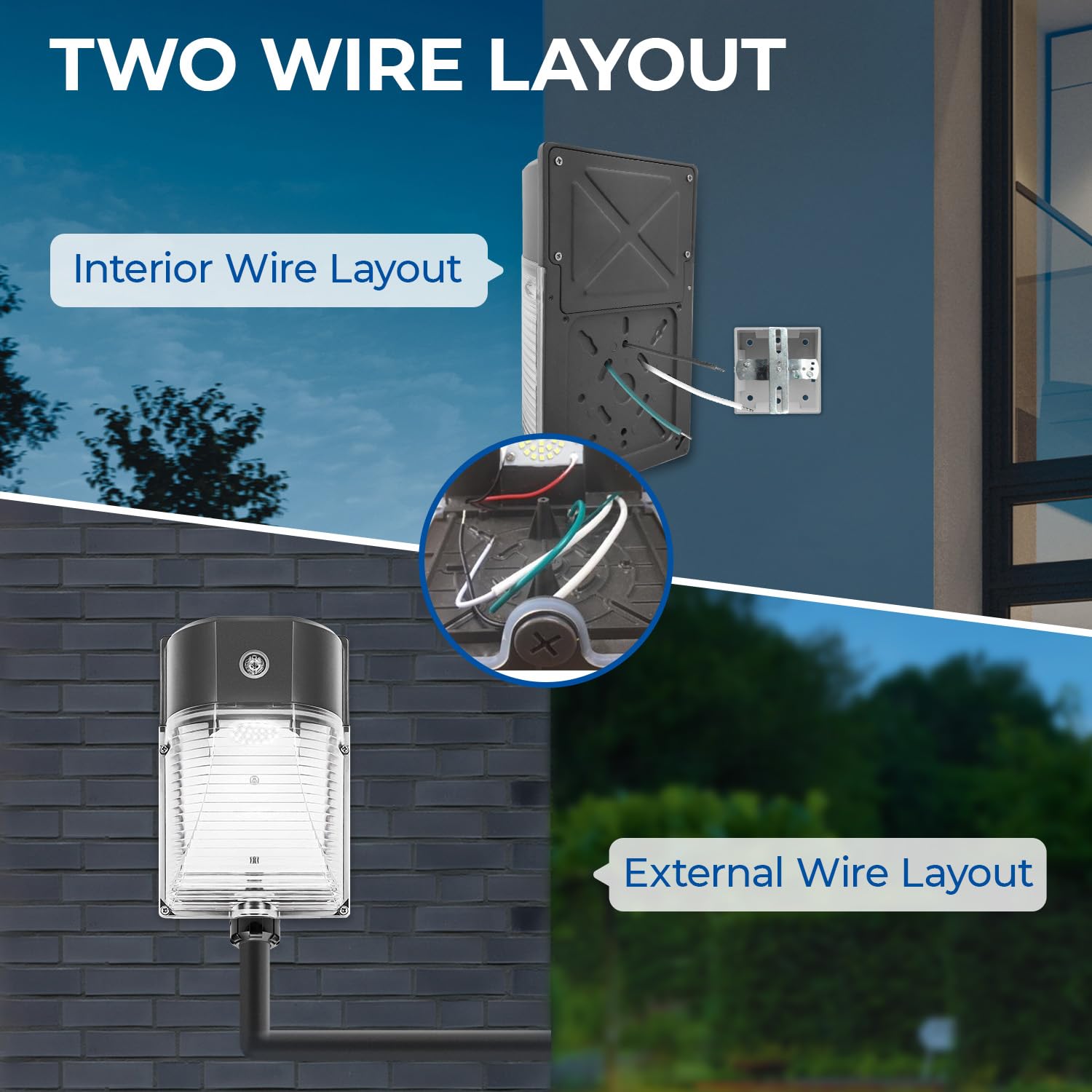 CINOTON fixture compatible with 100-277V wiring in USA