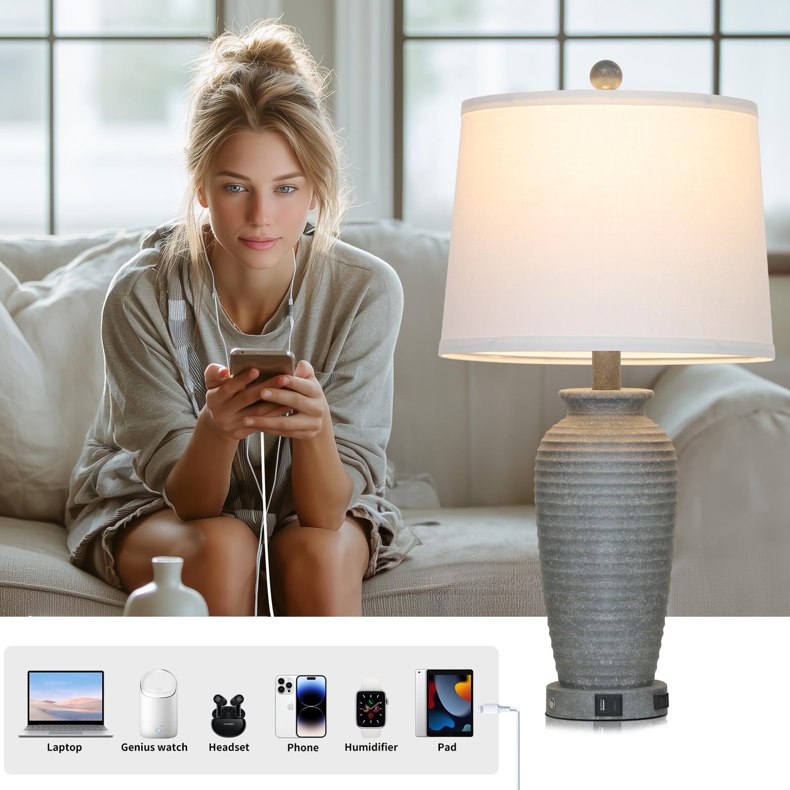 CINSARY 3-way touch control highlights brightness options for tasks.