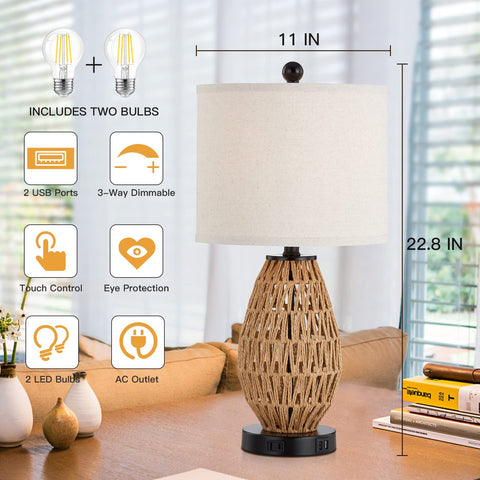 CINSARY included LED bulb provides bright, energy-saving illumination for any room