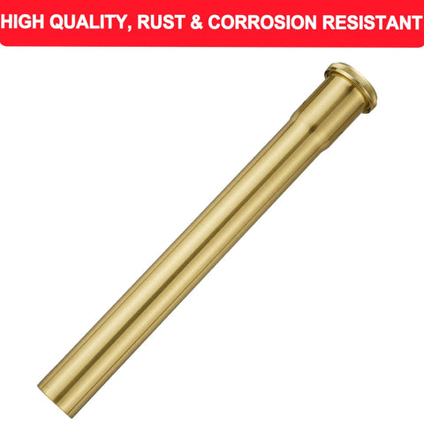 Cinsda package includes brass tube, nut, and washer