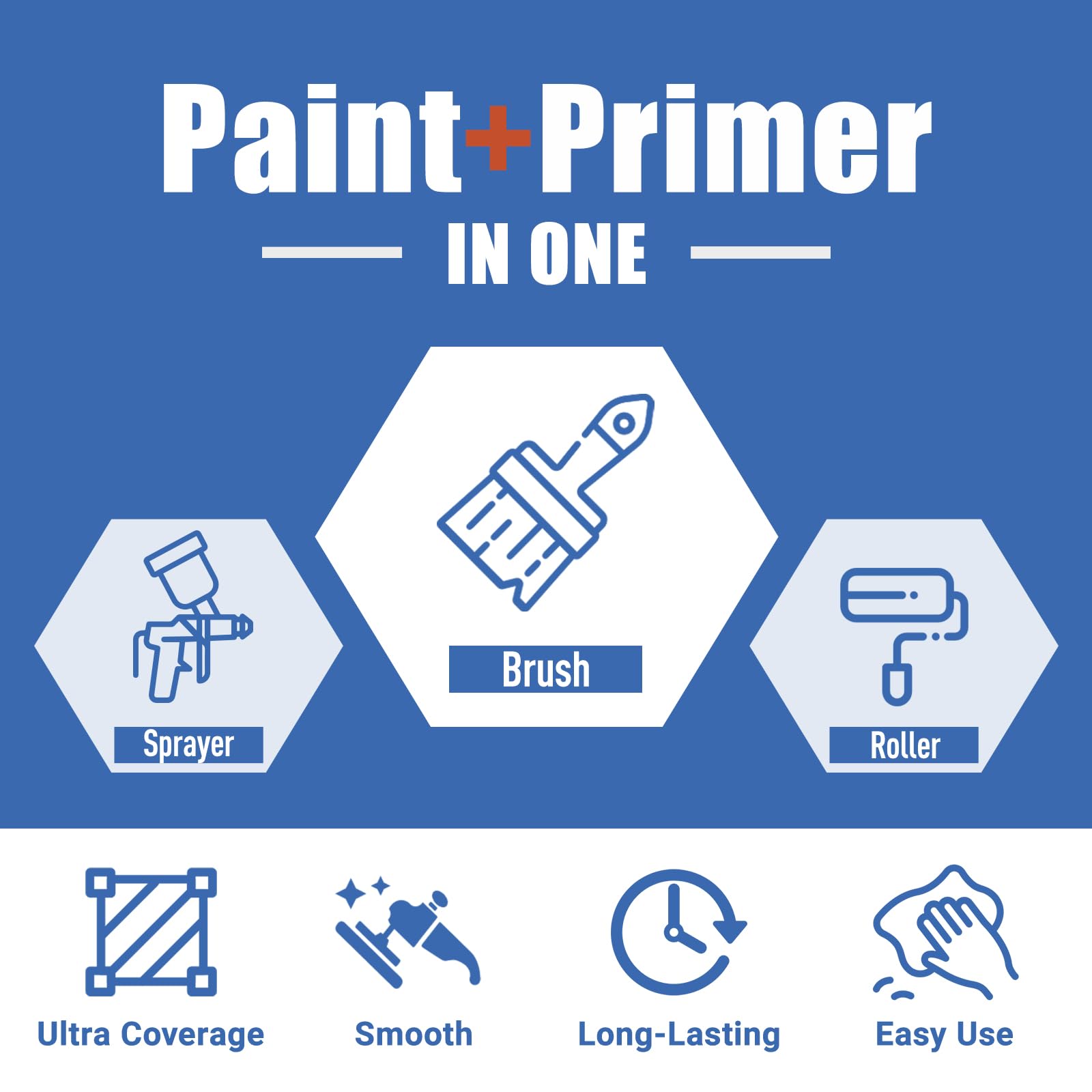 CIONIA White Paint Can underfill note explains proper mixing