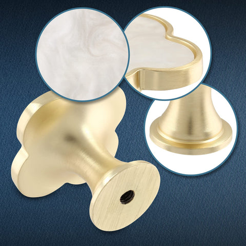 Cionyce Clover knob dresser setup illustrating versatile single-hole pull.