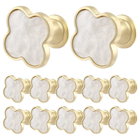 Cionyce Clover knob on a drawer for easy grip and stylish upgrade.