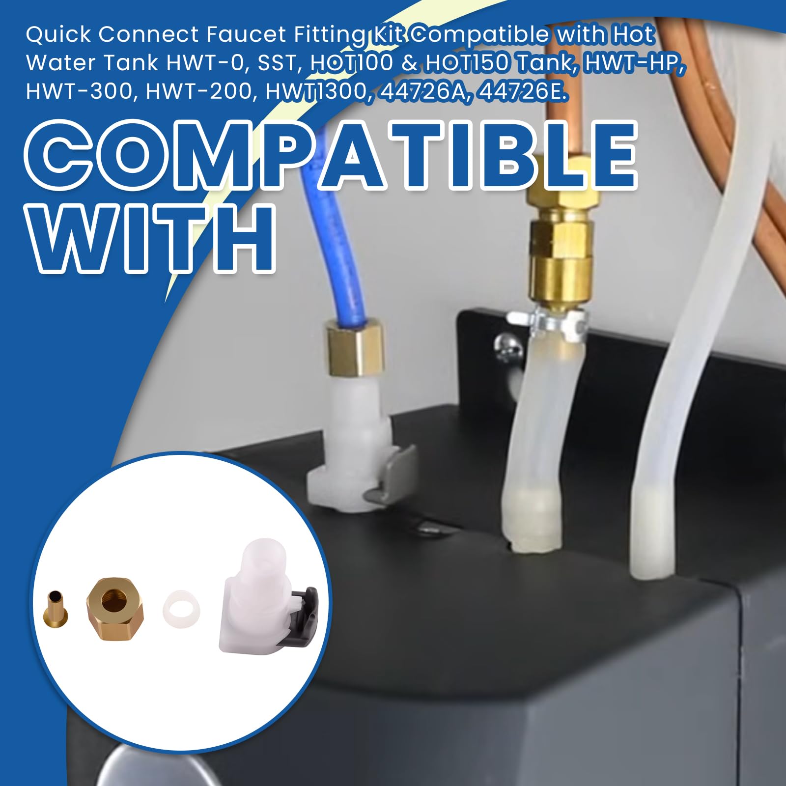 Ciuouient 43103C kit demonstrates easy, tool-free installation.