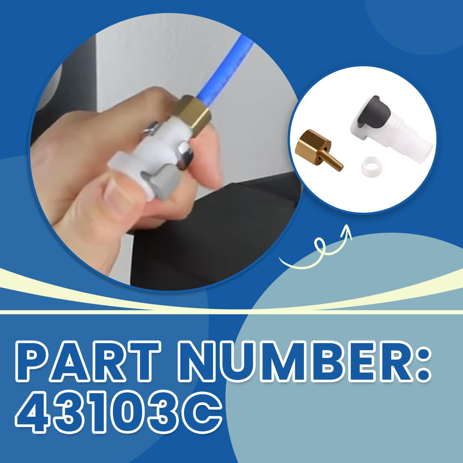 Ciuouient 43103C high-quality materials ensure durable sealing.