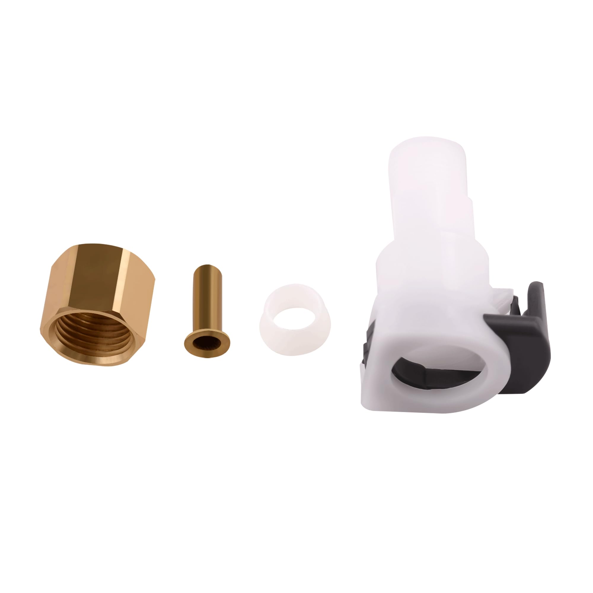 Ciuouient 43103C quick-connect faucet fitting kit in action for secure connections.
