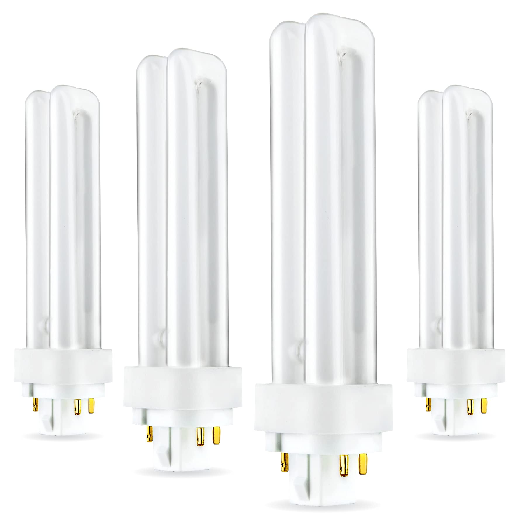 Circle PLC-18W bulb pack shot, warm white light for homes and offices, energy-efficient.