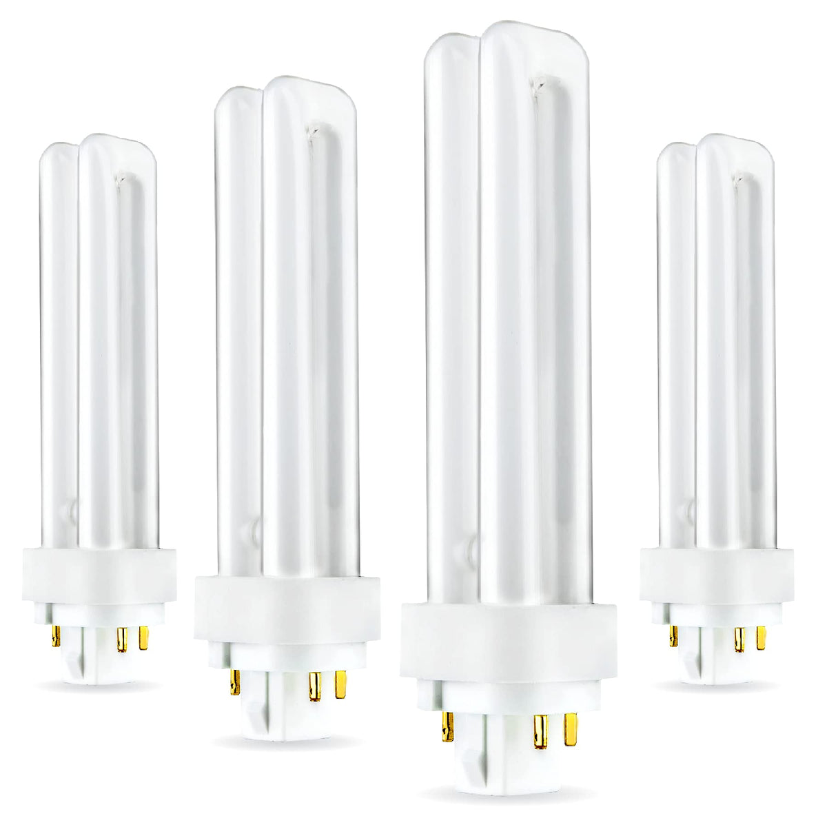 Circle PLC-18W bulb pack shot, warm white light for homes and offices, energy-efficient.