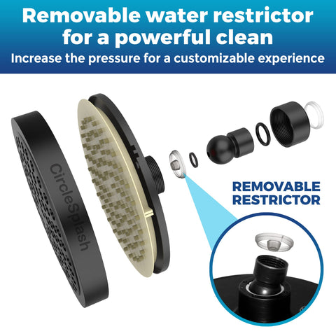 CircleSplash tool free installation with Teflon tape for leak proof setup