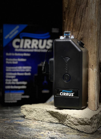 Cirrus Cloud cartridge provides safe scent-free testing without open flame.