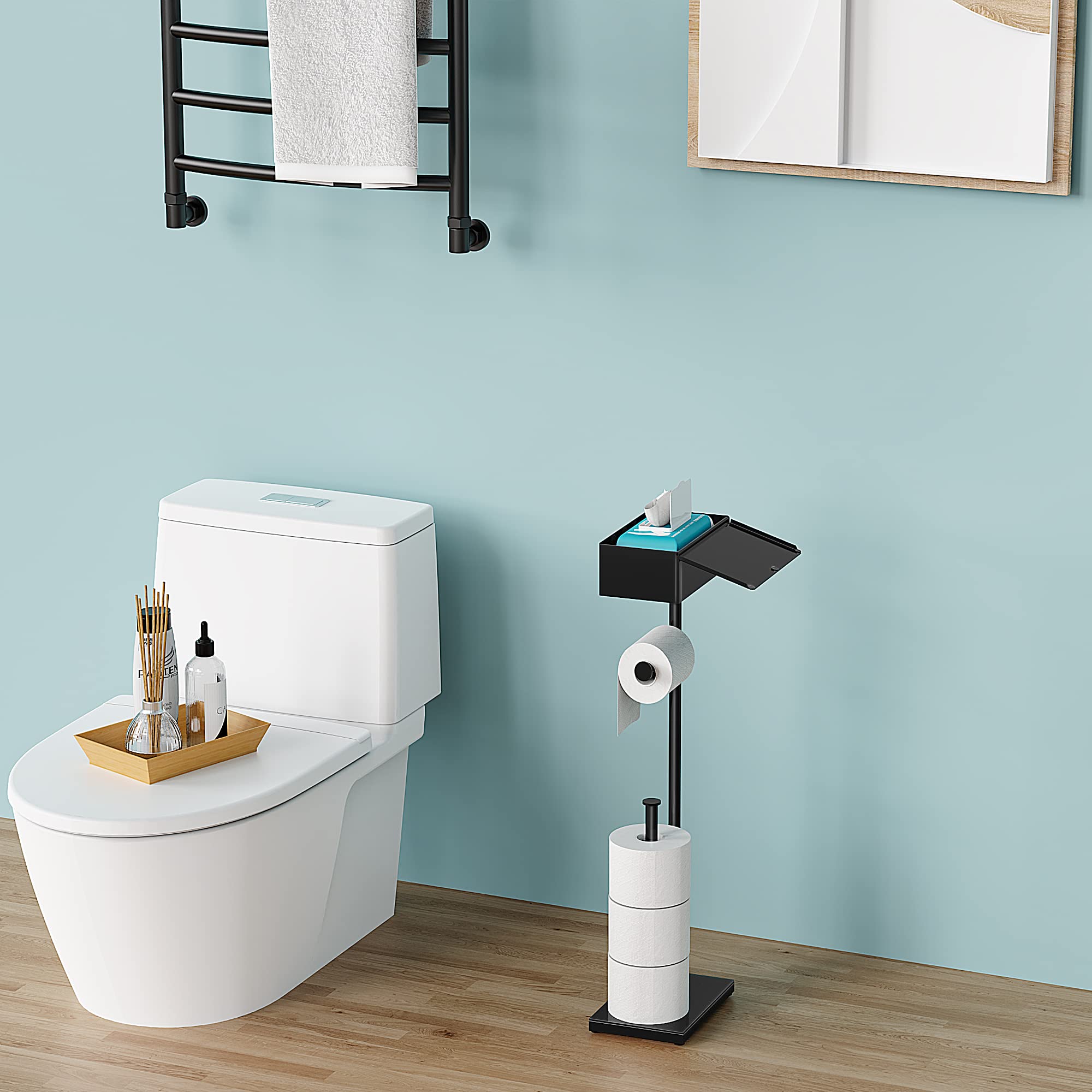 Cisily patent-pending design adds practical bathroom style.