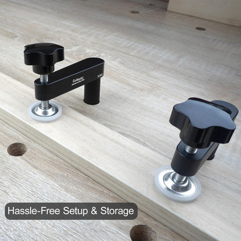Cuidosful clamps are compatible with 19mm holes on common workbenches.