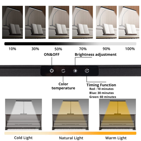 CIVHOM piano light auto-off timer helps pace practice sessions