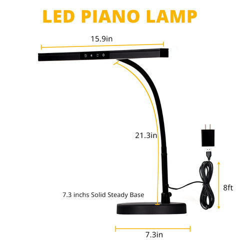 CIVHOM piano light neck is adjustable for flexible positioning during practice