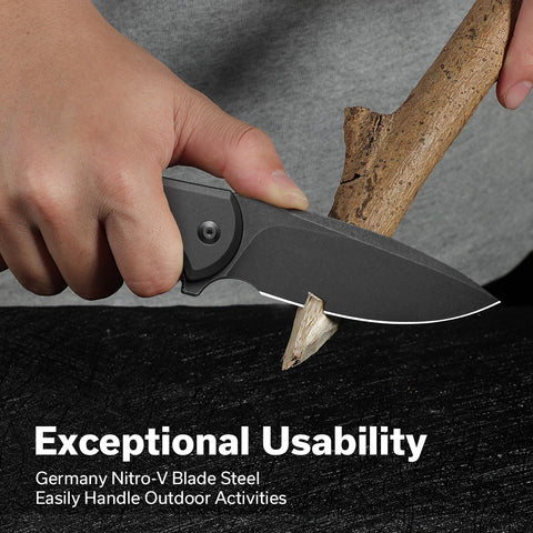 CIVIVI Praxis knife closed in pocket with clip visible