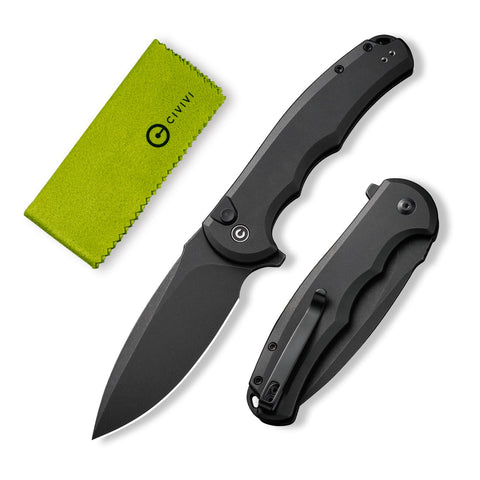 CIVIVI Button Lock Praxis knife blade open for quick everyday carry