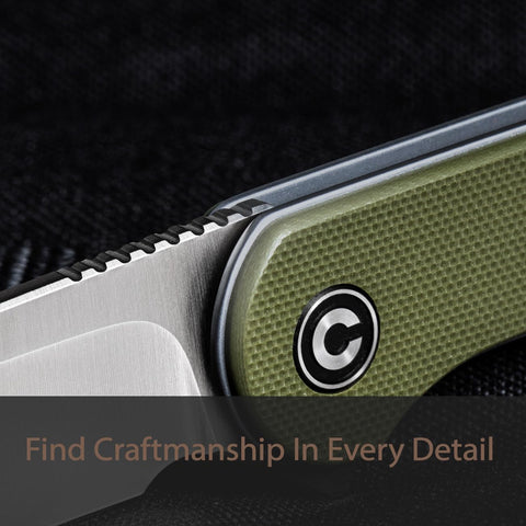CIVIVI Elementum ready for camping and hunting tasks with robust design.