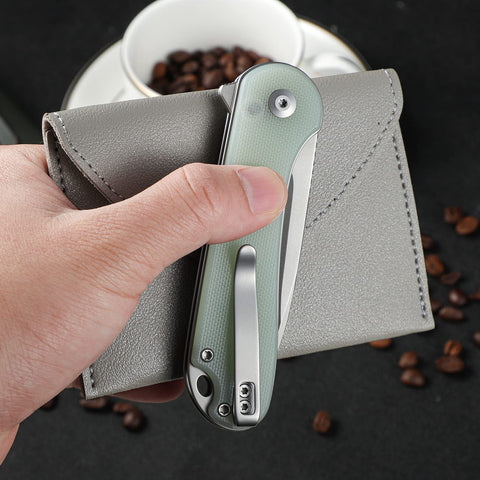 CIVIVI Elementum II deep carry clip close-up for discreet carry and easy access