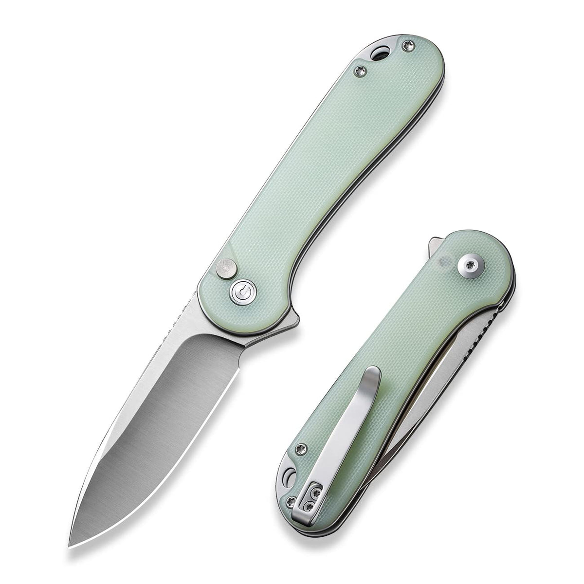 CIVIVI Elementum II knife flipper action close-up showing smooth deployment