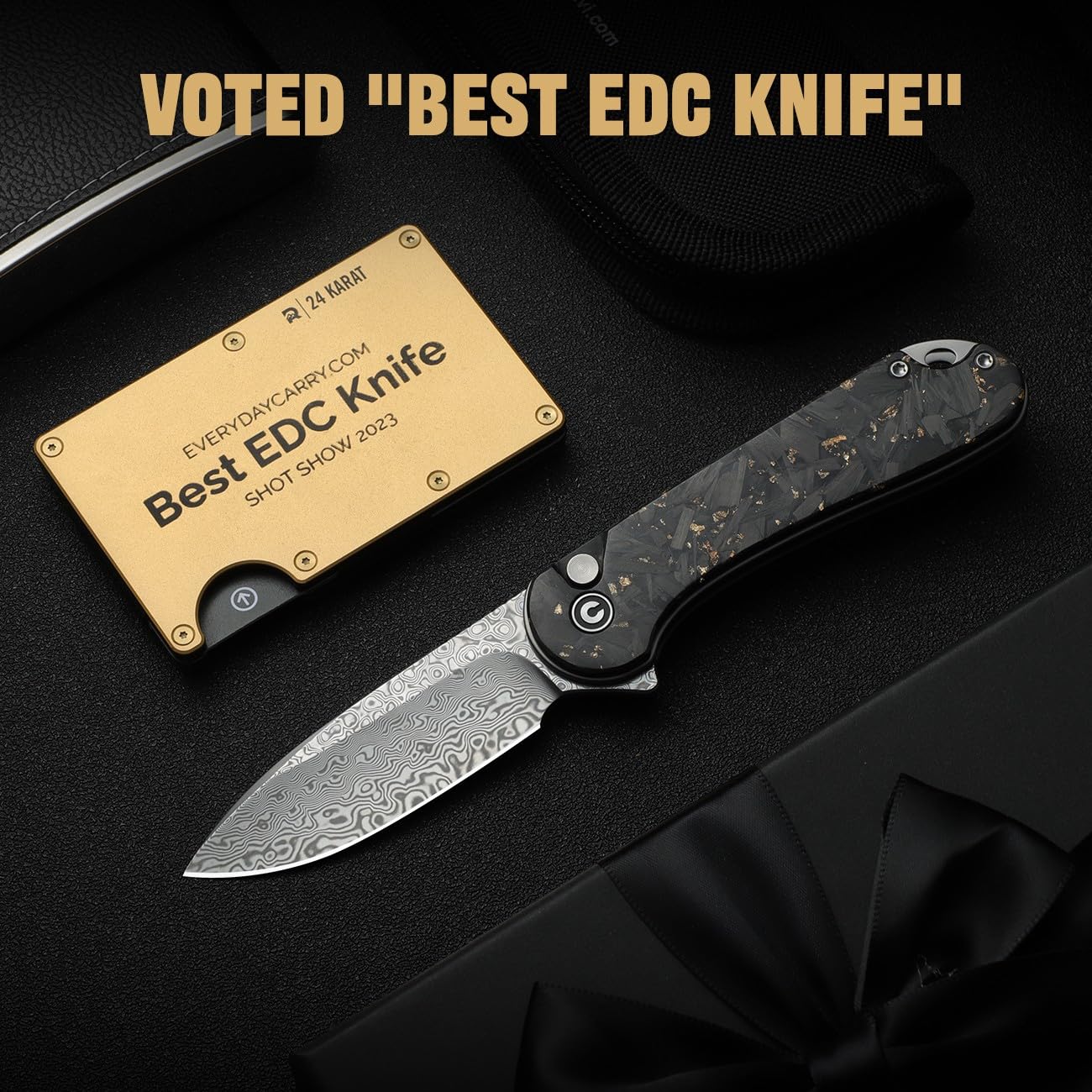 CIVIVI Elementum II flipper action provides smooth blade deployment with reliable operation.