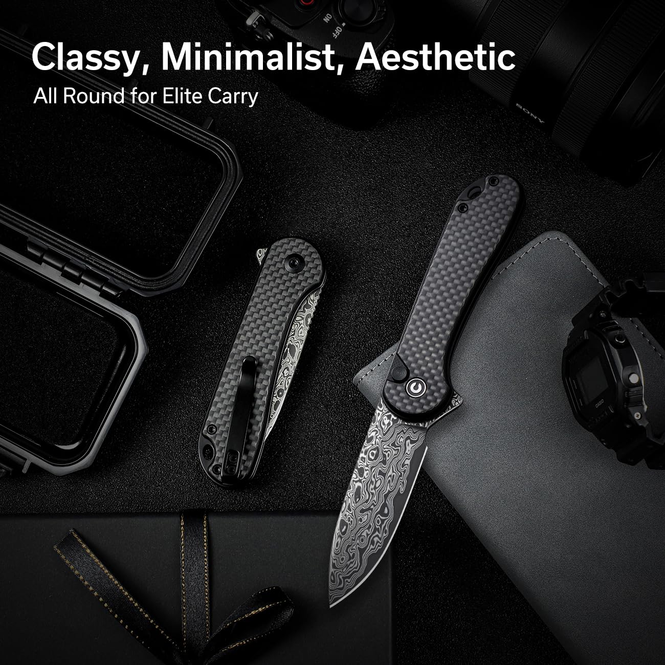 CIVIVI Elementum II flipper action with smooth deployment.