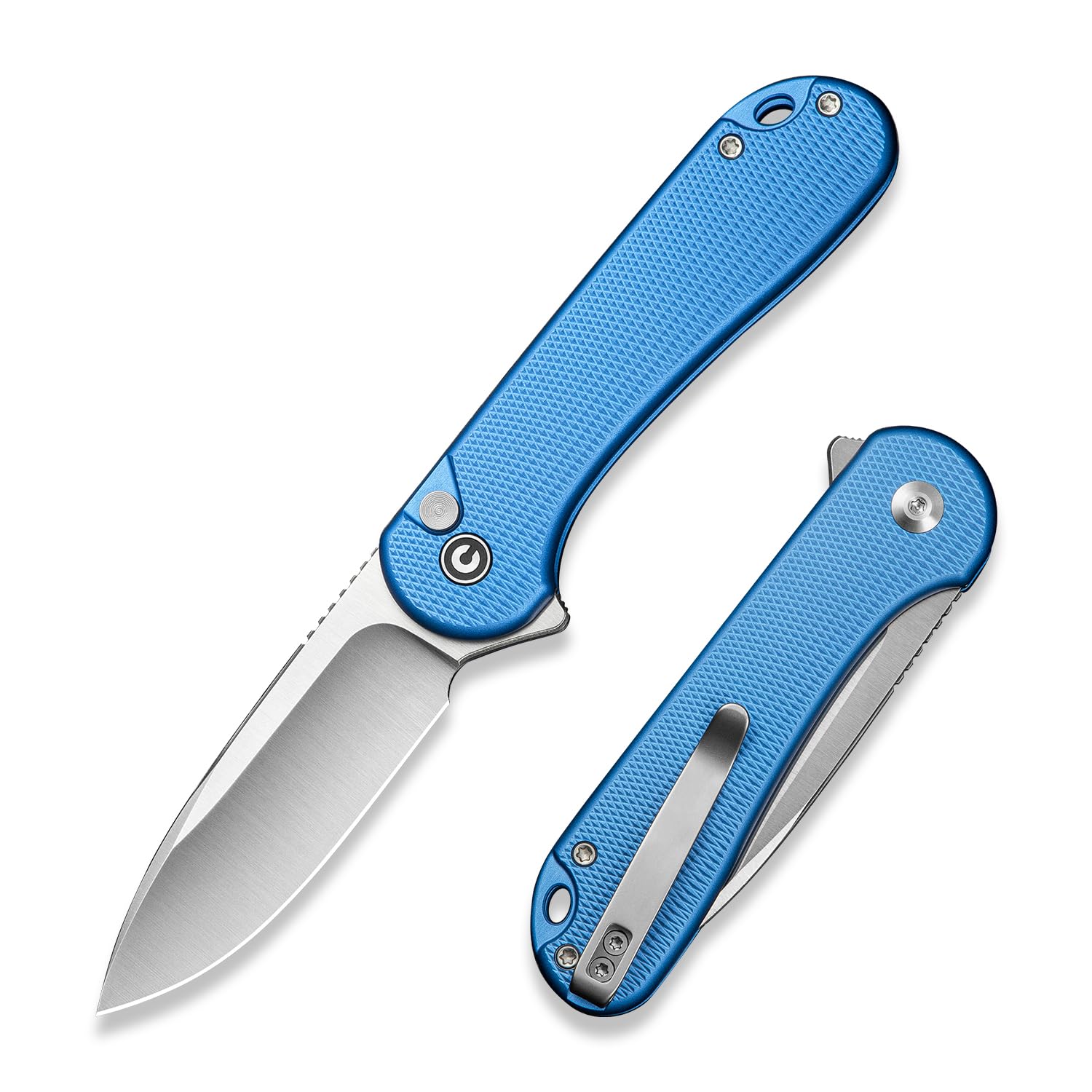 CIVIVI Elementum II knife Nitro-V blade close-up showing edge performance.