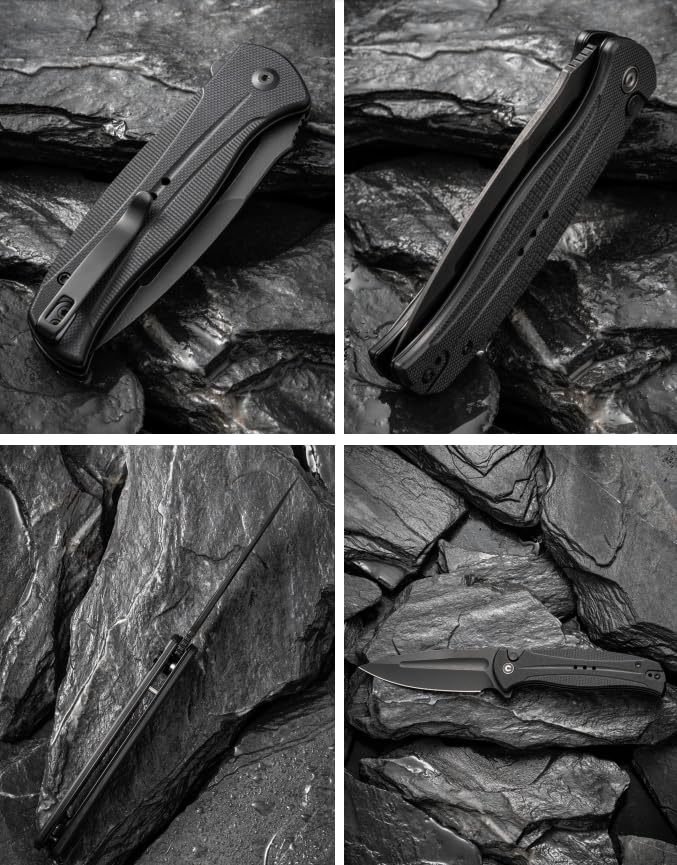 CIVIVI Indindie knife detail revealing precise blade grind