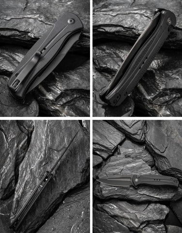 CIVIVI Indindie knife detail revealing precise blade grind