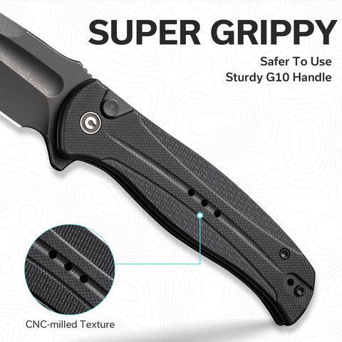 CIVIVI Indindie knife opening pivot demonstrating smooth deployment
