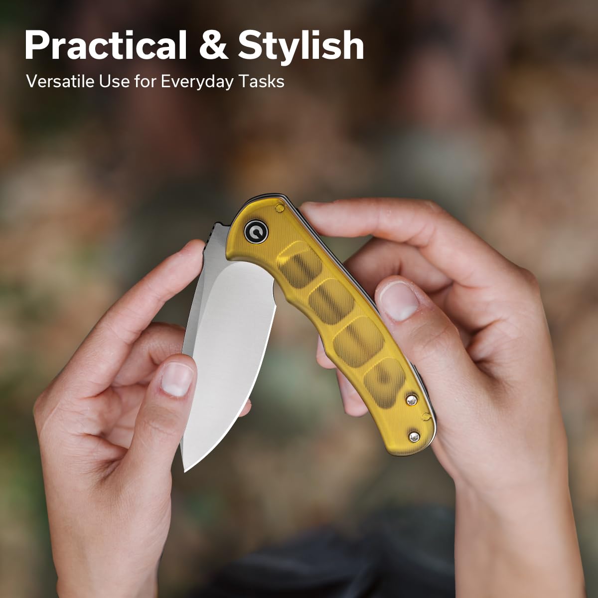CIVIVI Mini Praxis deep carry clip for discreet pocket storage.