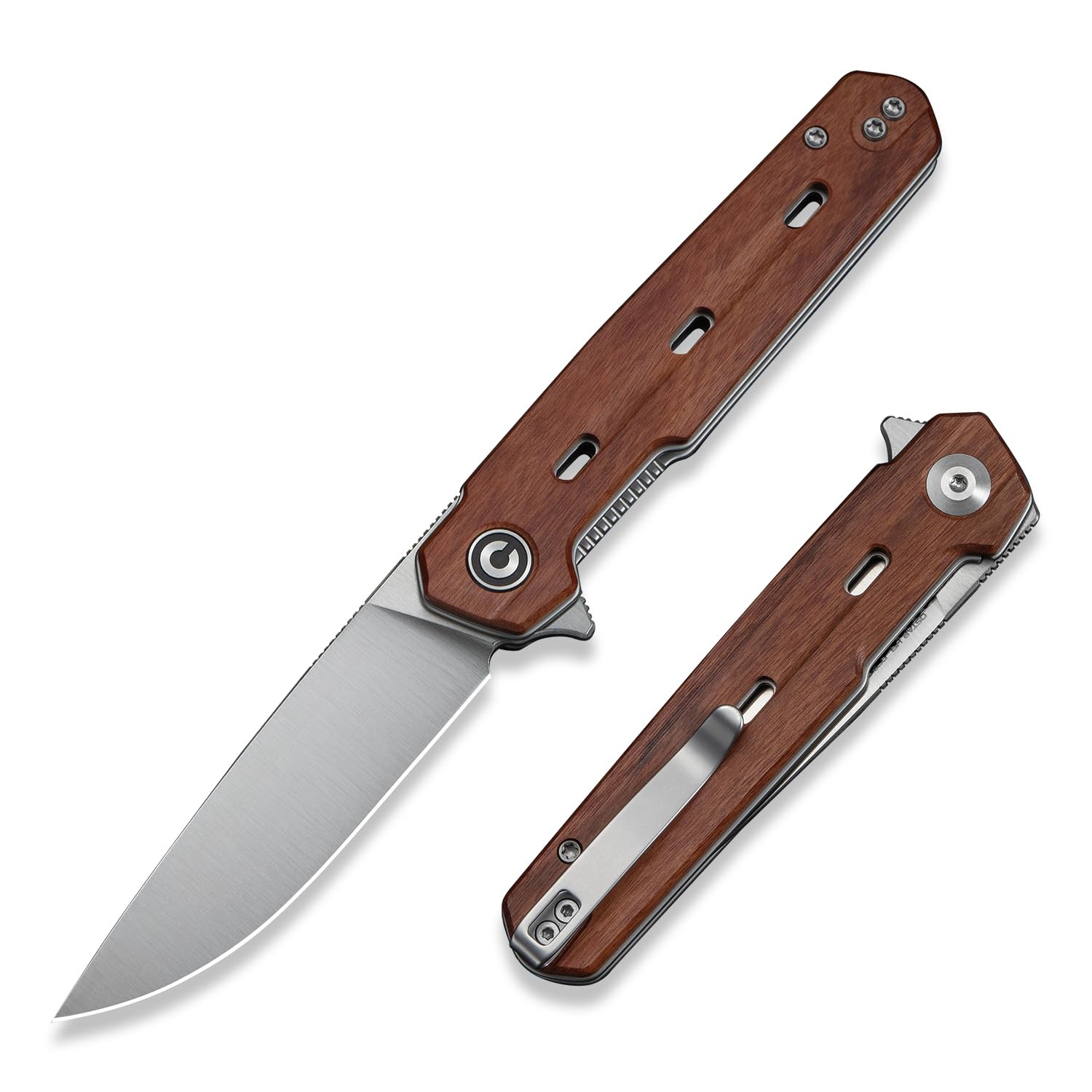 CIVIVI Navo knife Nitro-V blade close-up showing edge retention for daily tasks.