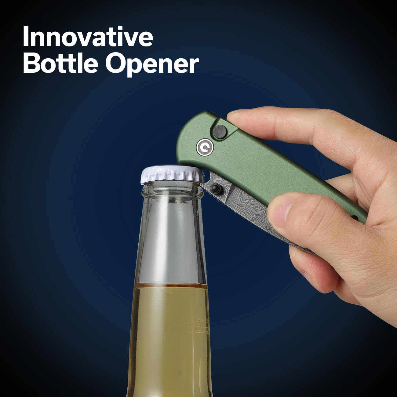 CIVIVI pocket folding knife thumb stud access highlighted for everyday carry