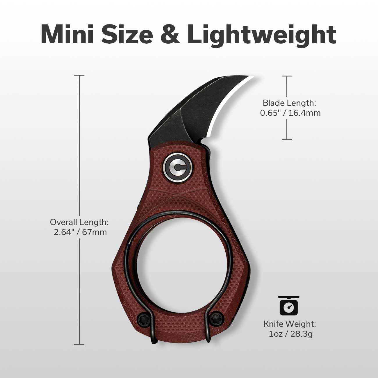 CIVIVI Pyrus Mini Knife pocket carry design for everyday use