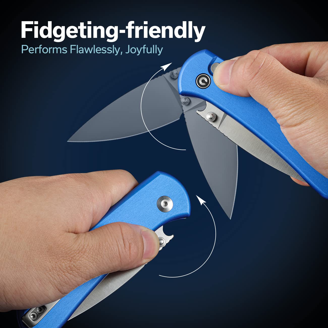 CIVIVI reversible pocket clip supports left or right-handed carry
