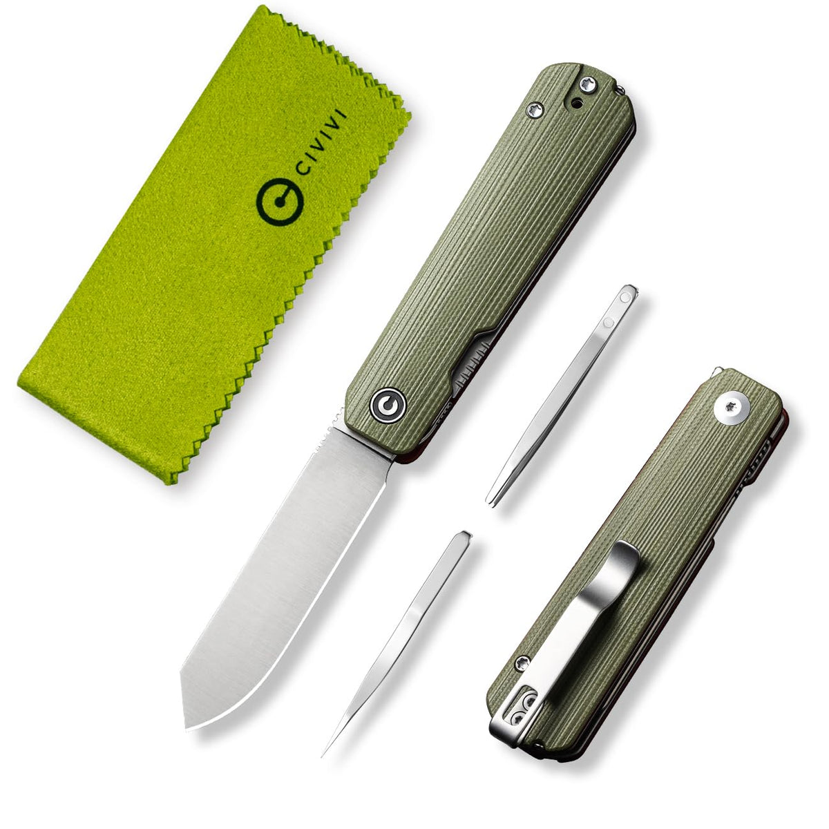 CIVIVI Sendy 3in1 multitool with tweezers in use for precise tasks