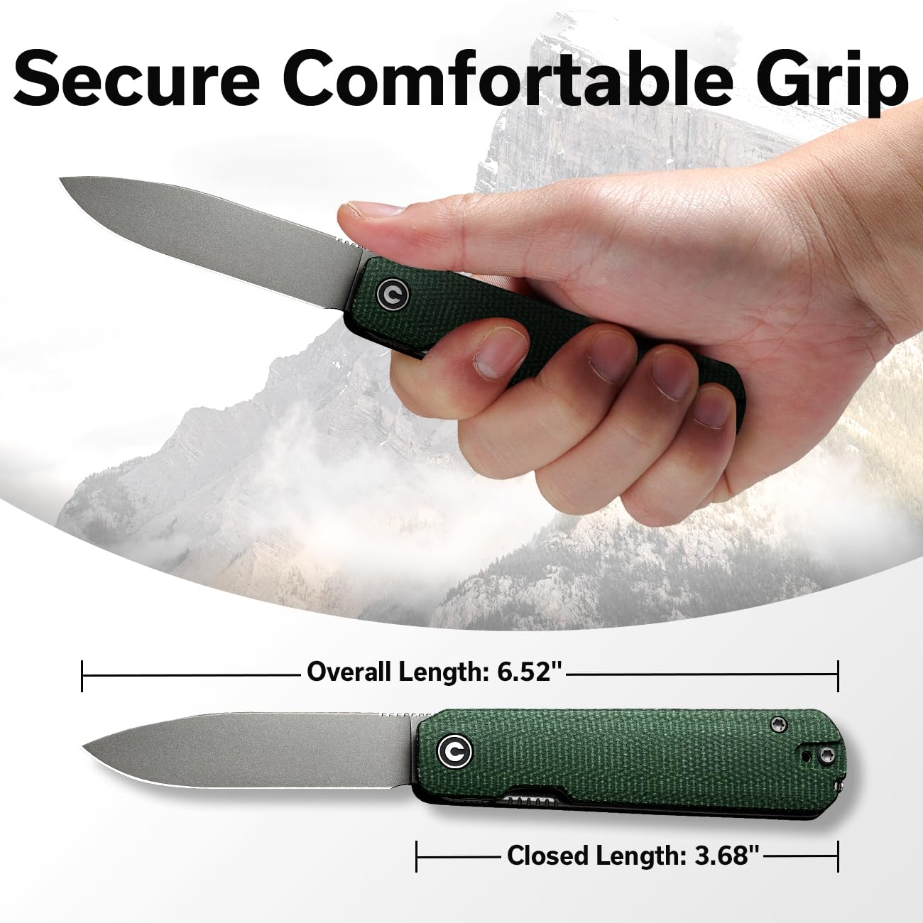 CIVIVI Sendy deep carry pocket clip for discreet carry