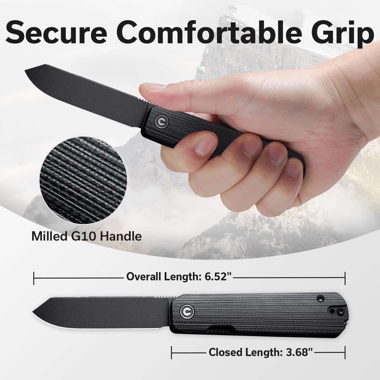 CIVIVI Sendy deep carry clip for discreet EDC