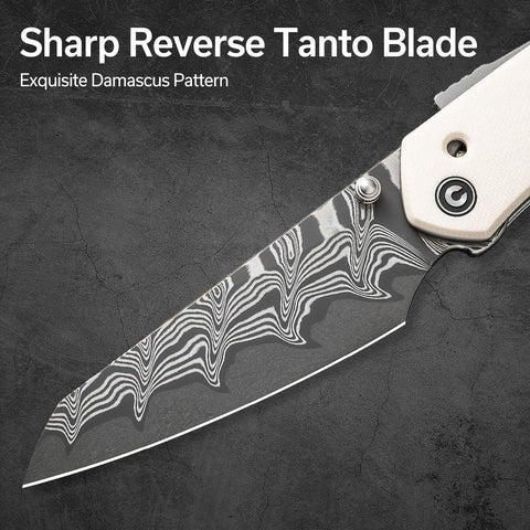 CIVIVI Vision FG knife ambidextrous clip in use, effortless left or right-handed carry.