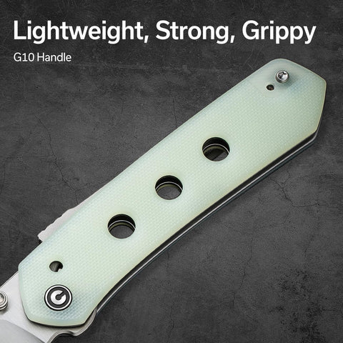 CIVIVI Vision FG ambidextrous clip ensures comfortable carry for both hands.