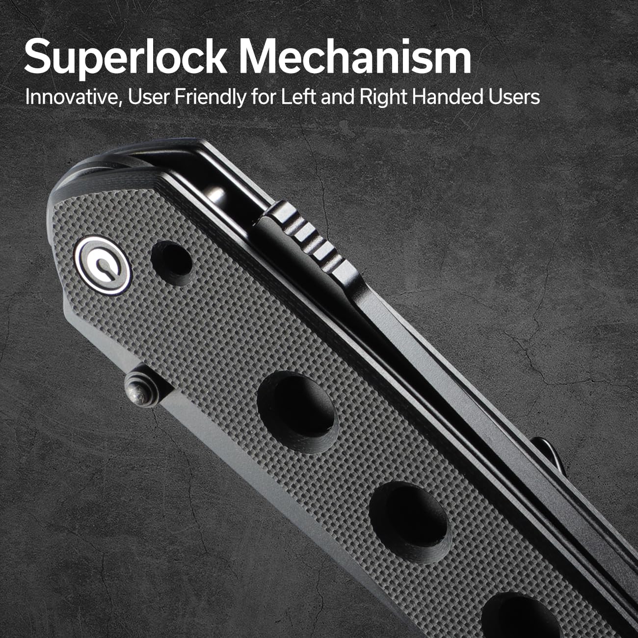 CIVIVI Vision FG Nitro-V blade highlights sharp cutting and corrosion resistance for everyday tasks.