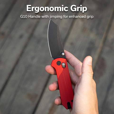 CIVIVI Yonder folded in hand for easy daily carry.