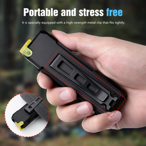 Ciwuzxs EDC flashlight dual-switch design for easy control