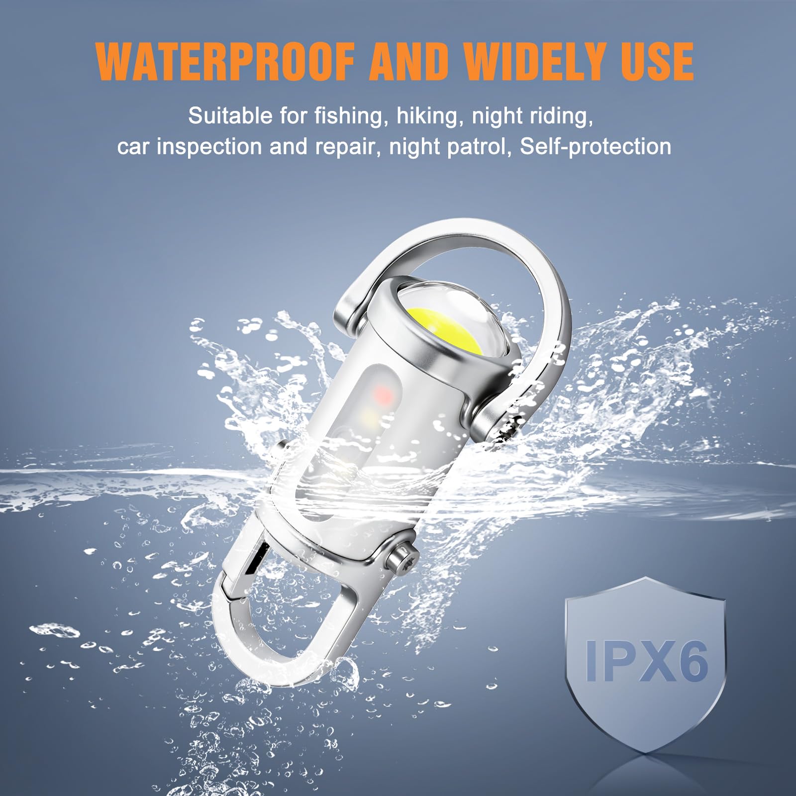 Ciwuzxs IPX8 waterproof design withstands rain and splashes