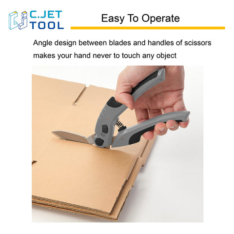 C.JET TOOL cutting cardboard with controlled motion