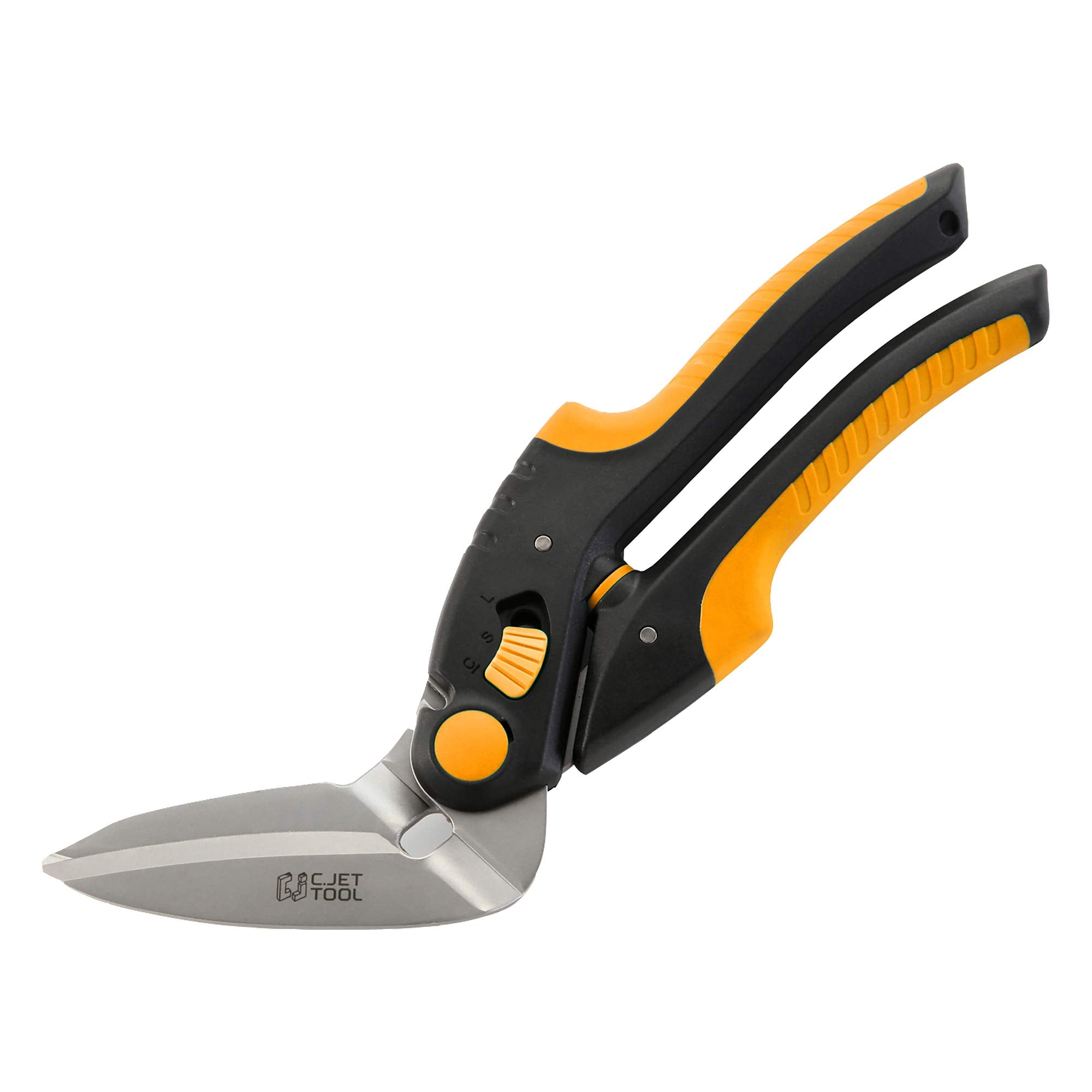 C.JET TOOL 10-Inch Scissors blade close-up for stainless precision cuts