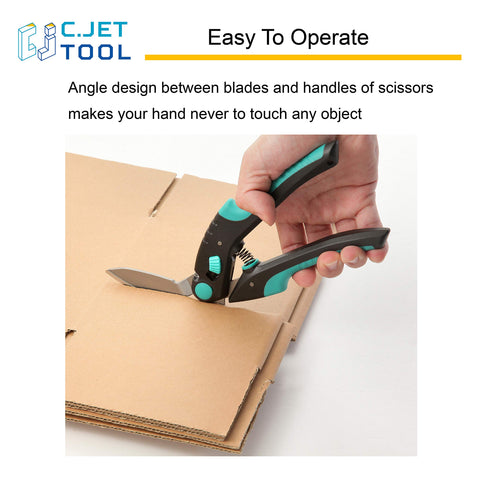 C.JET TOOL turquoise soft grip handle for comfortable control