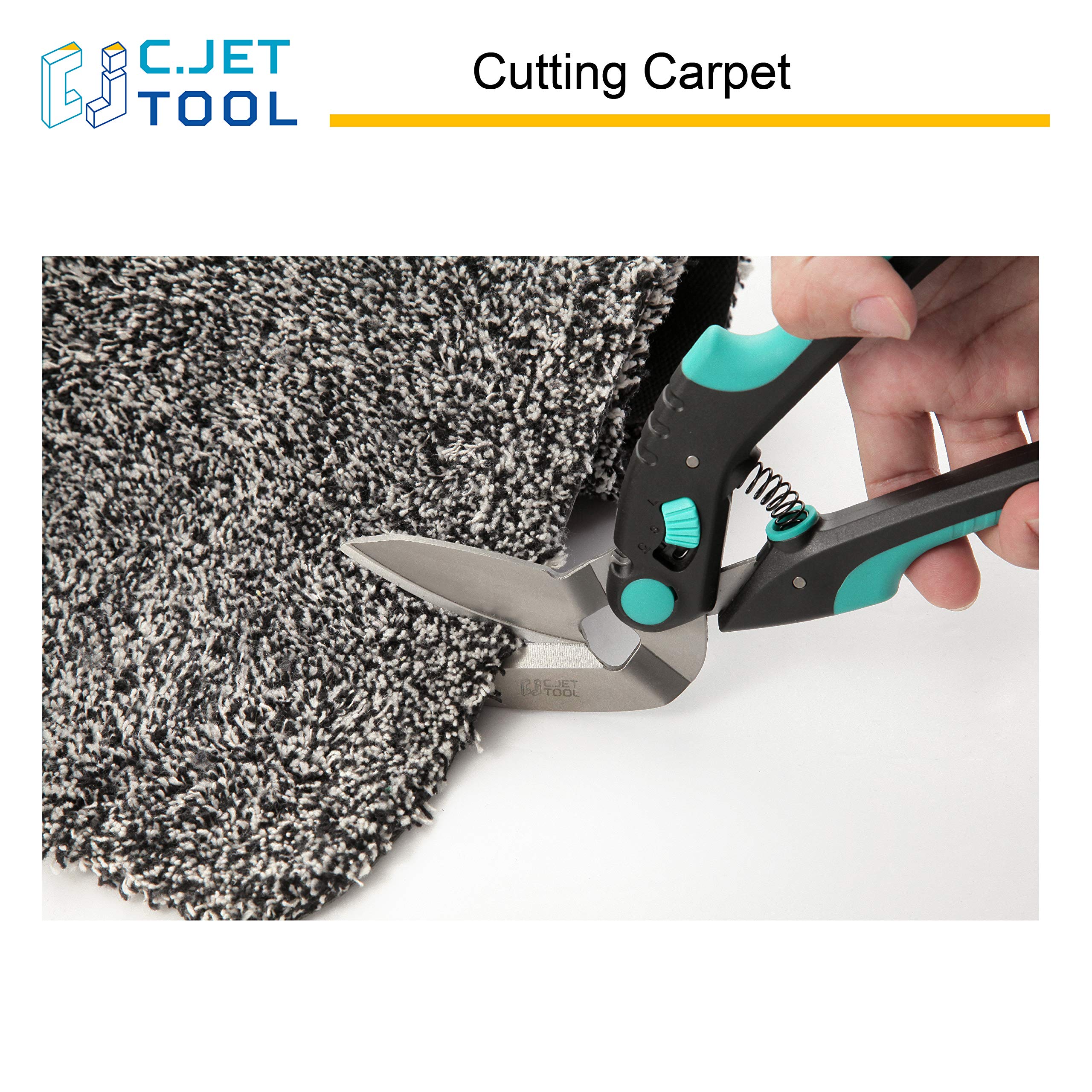 C.JET TOOL wide-angle design keeps hands clear of blade